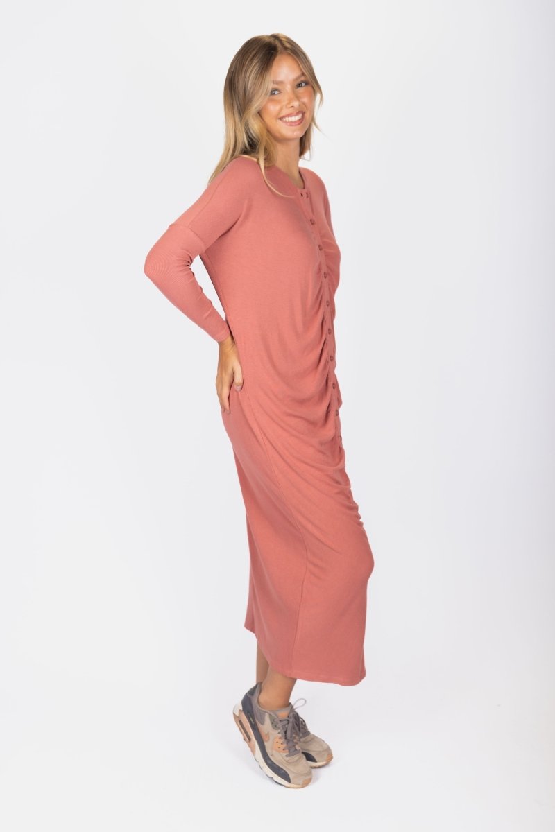 Angie Dress (Rust) - Dress - Yakira Bella