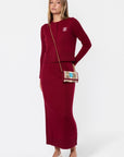 Ania Skirt (Burgundy) - Skirt - Yakira Bella
