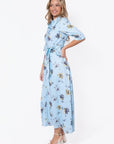 Anika Dress (Blue Flower) - Dress - Yakira Bella