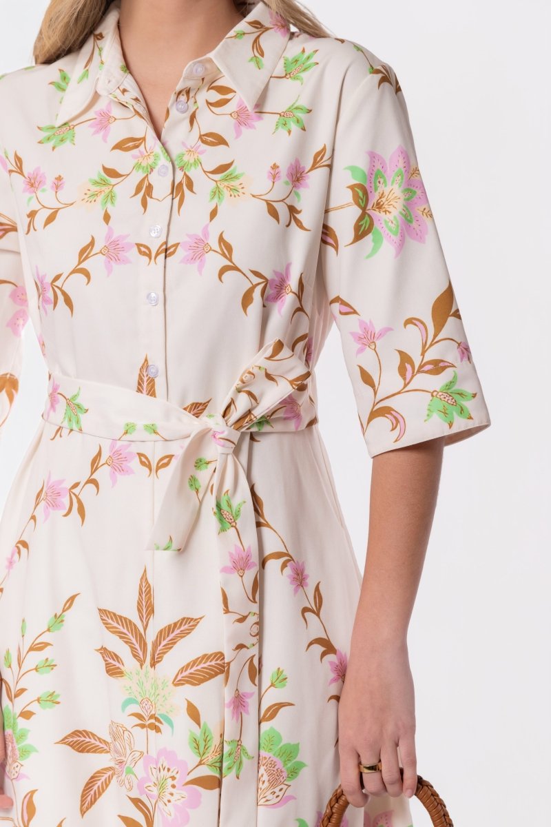 Anika Dress (Ivory Flower) M Anika Dress (Ivory Flower) M