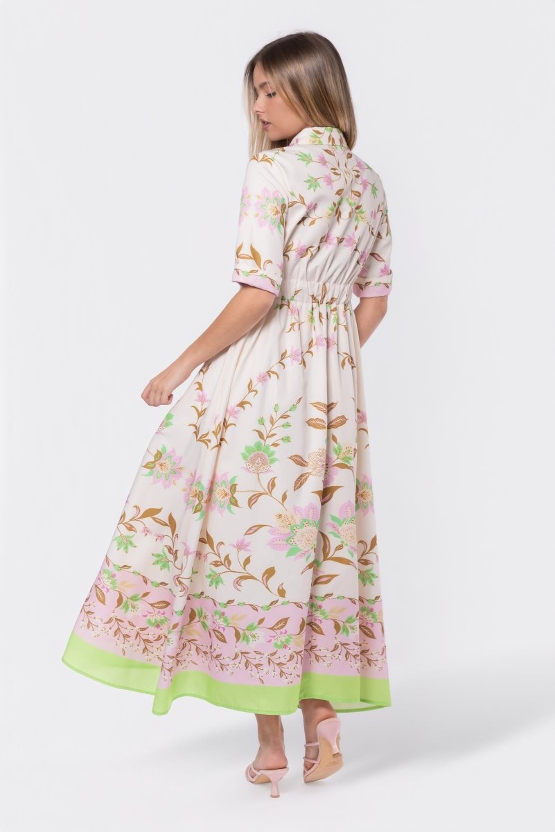 Anika Dress (Ivory Flower) - Dress - Yakira Bella