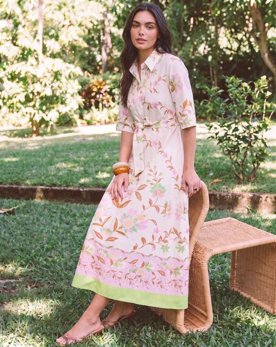 Anika Dress (Ivory Flower) - Dress - Yakira Bella