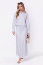 Anita Skirt (Blue Stripe) - Skirt - Yakira Bella