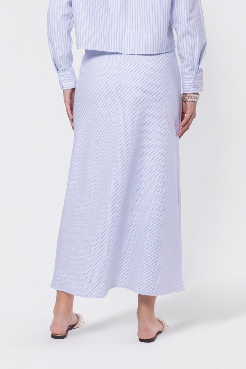 Anita Skirt (Blue Stripe) - Skirt - Yakira Bella