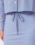 Anita Skirt (Blue/Beige) - Skirt - Yakira Bella