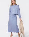 Anita Skirt (Blue/Beige) - Skirt - Yakira Bella