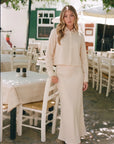 Anita Skirt (Khaki Stripe) - Skirt - Yakira Bella
