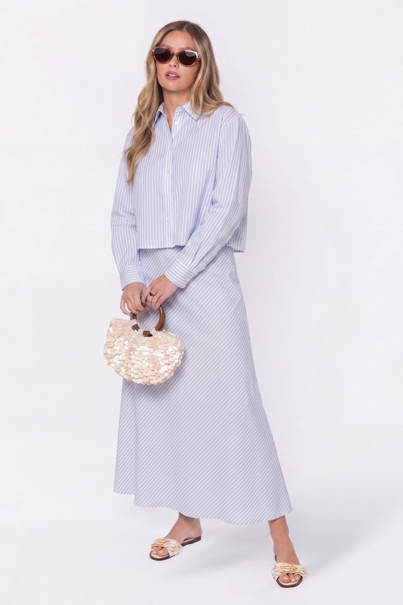 Anita Top (Blue Stripe) - Top - Yakira Bella