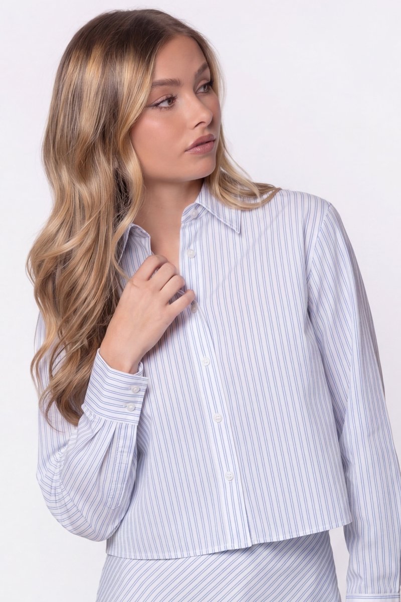 Anita Top (Blue Stripe) - Top - Yakira Bella