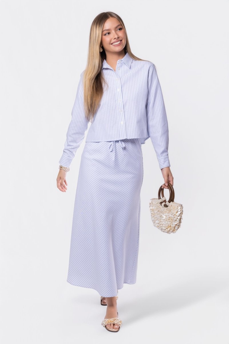 Anita Top (Blue Stripe) - Top - Yakira Bella