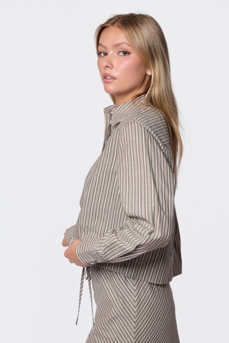 Anita Top (Brown/Sage) - Top - Yakira Bella