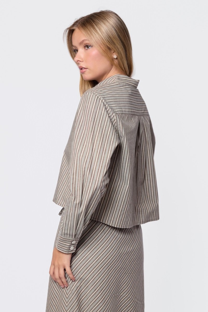 Anita Top (Brown/Sage) - Top - Yakira Bella