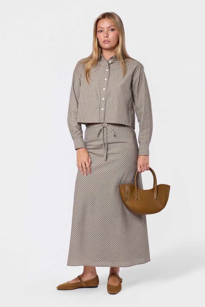 Anita Top (Brown/Sage) - Top - Yakira Bella