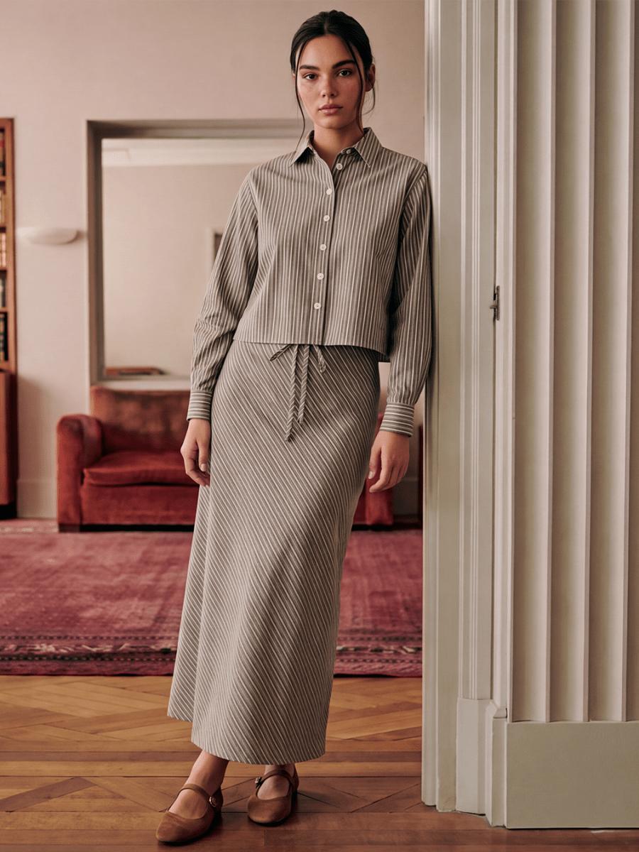 Anita Top (Brown/Sage) - Top - Yakira Bella