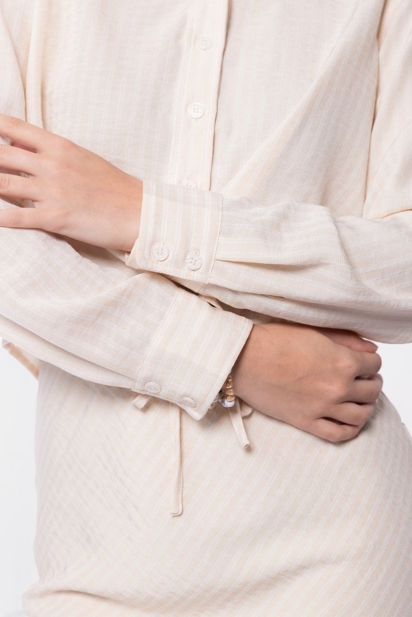 Anita Top (Khaki Stripe) - Top - Yakira Bella