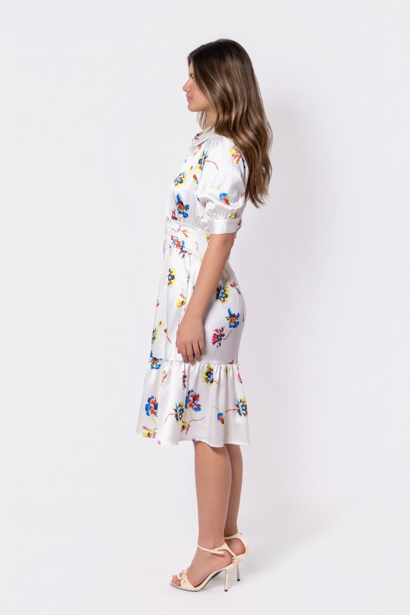 Annie Dress 42" (Ivory Ground) - Dress - Yakira Bella