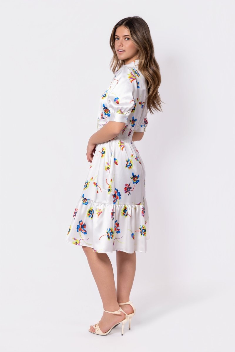 Annie Dress 42" (Ivory Ground) - Dress - Yakira Bella