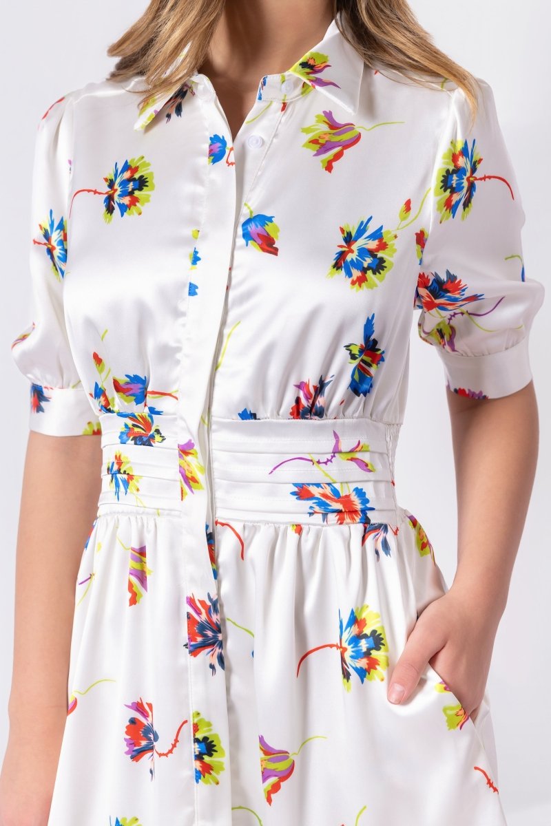 Annie Dress 42" (Ivory Ground) - Dress - Yakira Bella