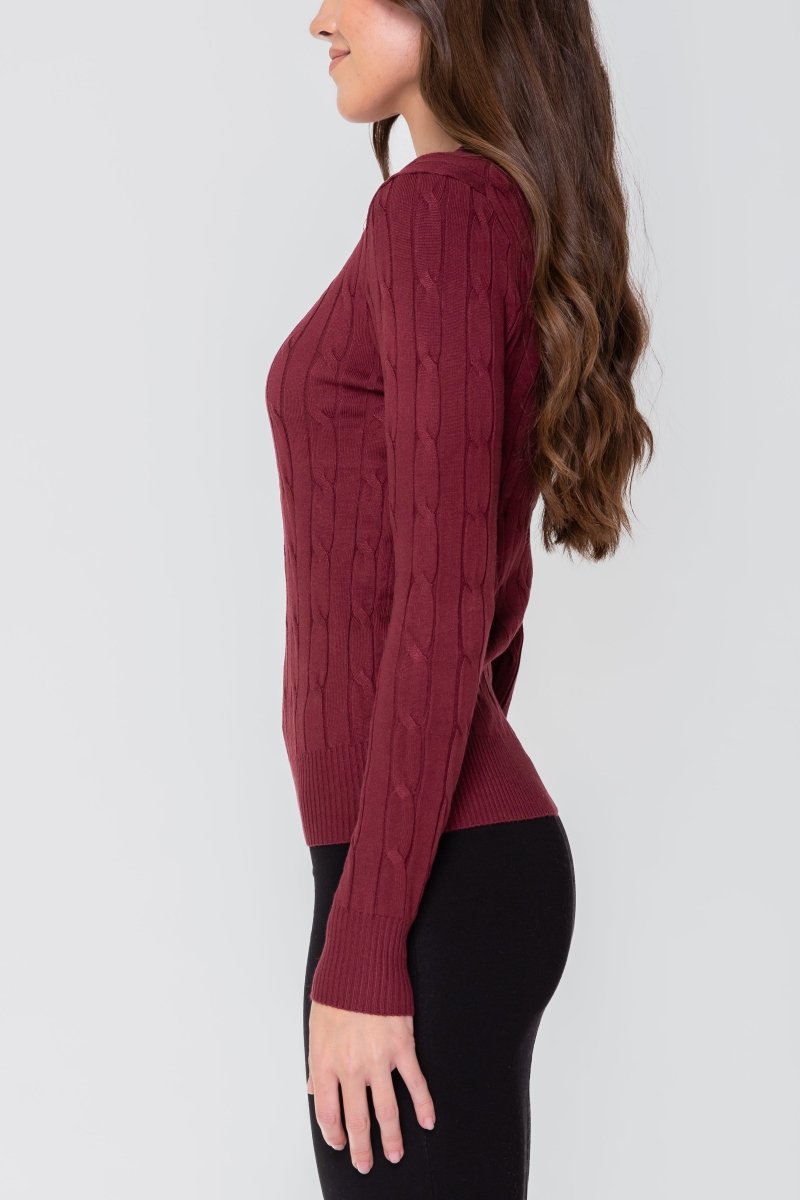 ARA TOP (BURGUNDY) - Top - Yakira Bella