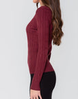 ARA TOP (BURGUNDY) - Top - Yakira Bella