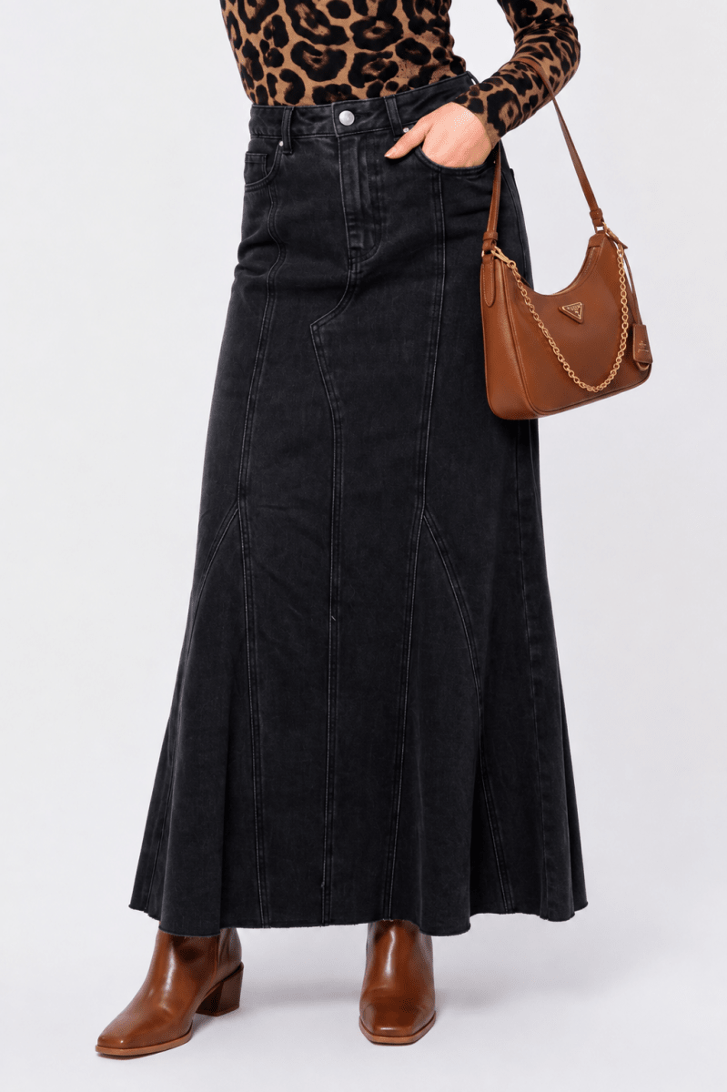 Arden Skirt (Black) - Skirt - Yakira Bella