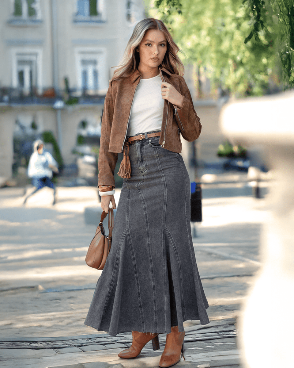 Arden Skirt (Black) - Skirt - Yakira Bella