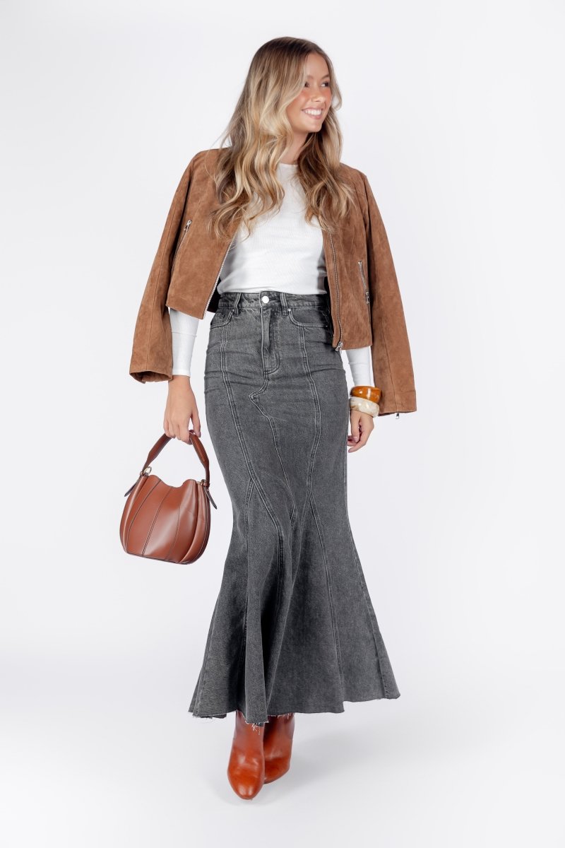 Arden Skirt (Black) - Skirt - Yakira Bella