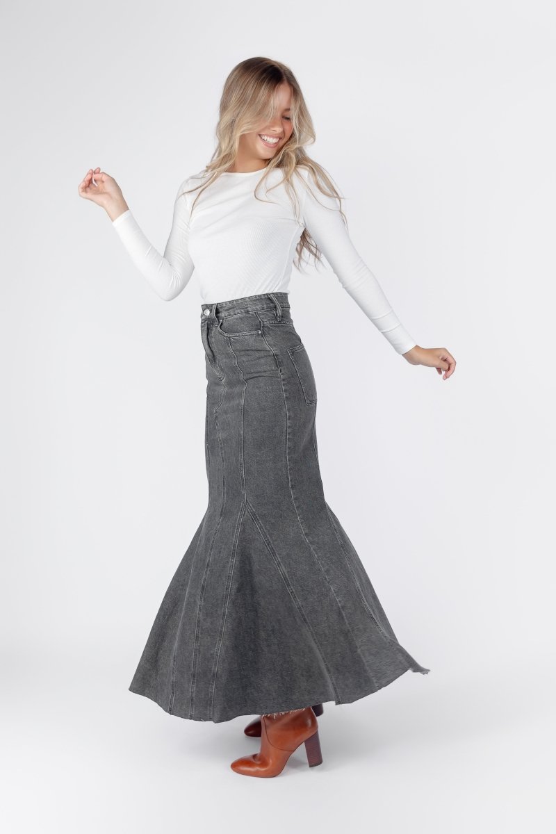 Arden Skirt (Black) - Skirt - Yakira Bella