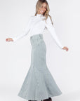 Arden Skirt (Blue) - Skirt - Yakira Bella