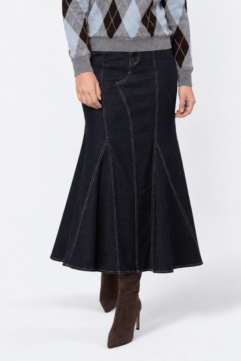 Arden Skirt (Dark Blue) - Skirt - Yakira Bella