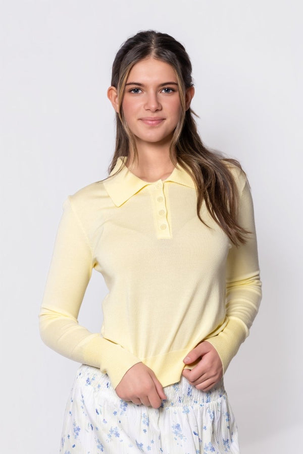 Aria Top (Butter Yellow) - Top - Yakira Bella