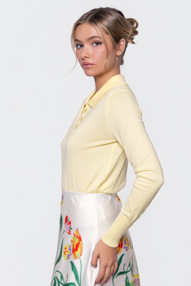 Aria Top (Butter Yellow) - Top - Yakira Bella