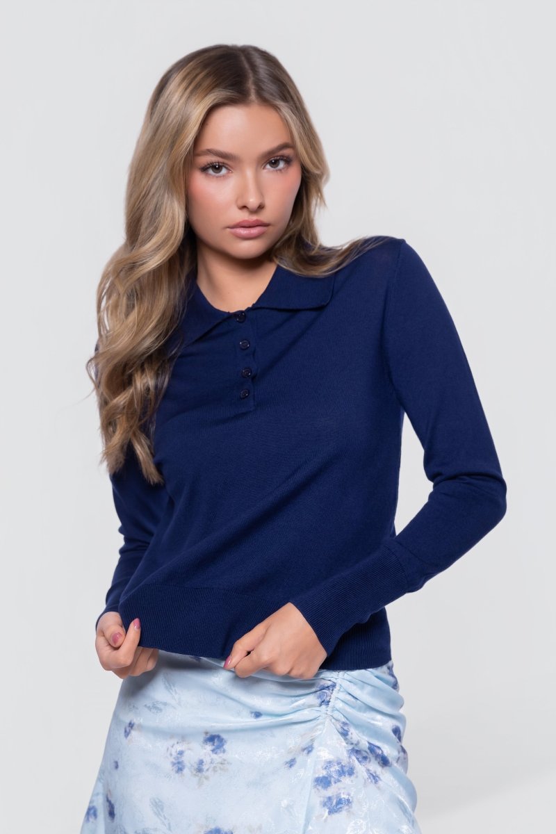 Aria Top (Dark Blue) - Top - Yakira Bella