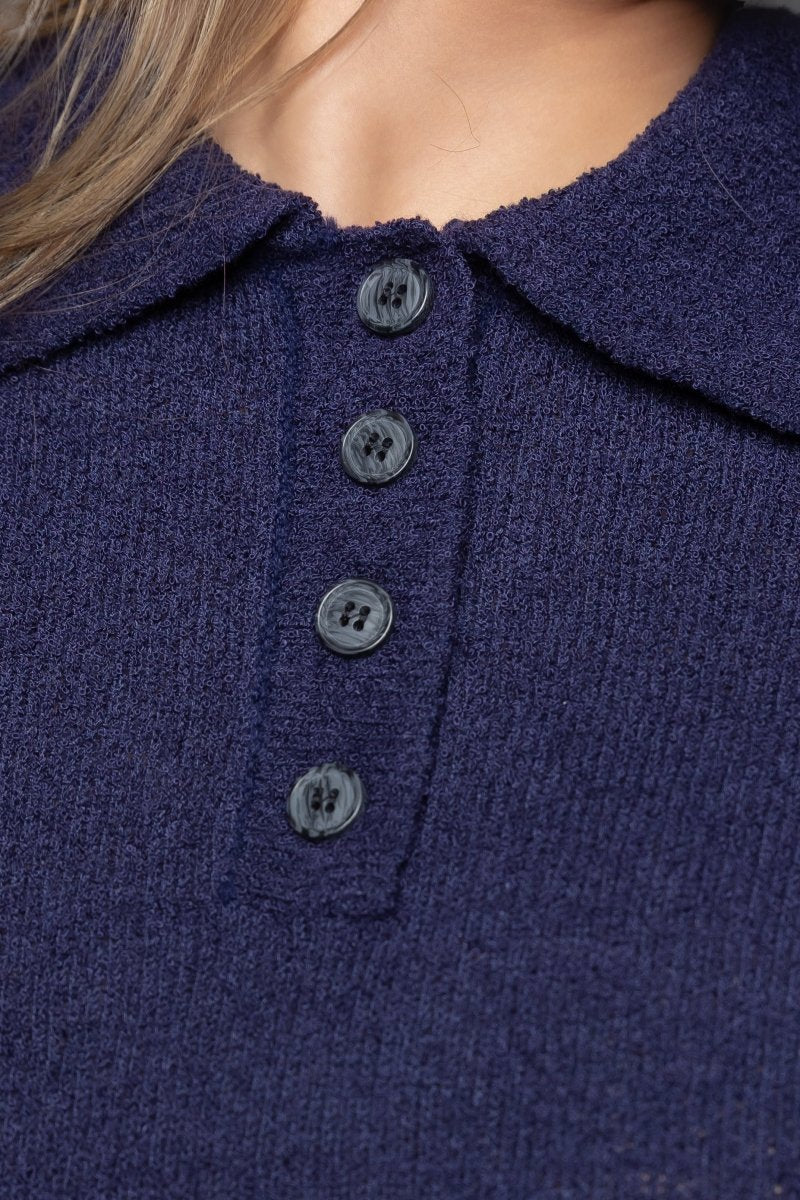 Aria Top (Navy) - Top - Yakira Bella