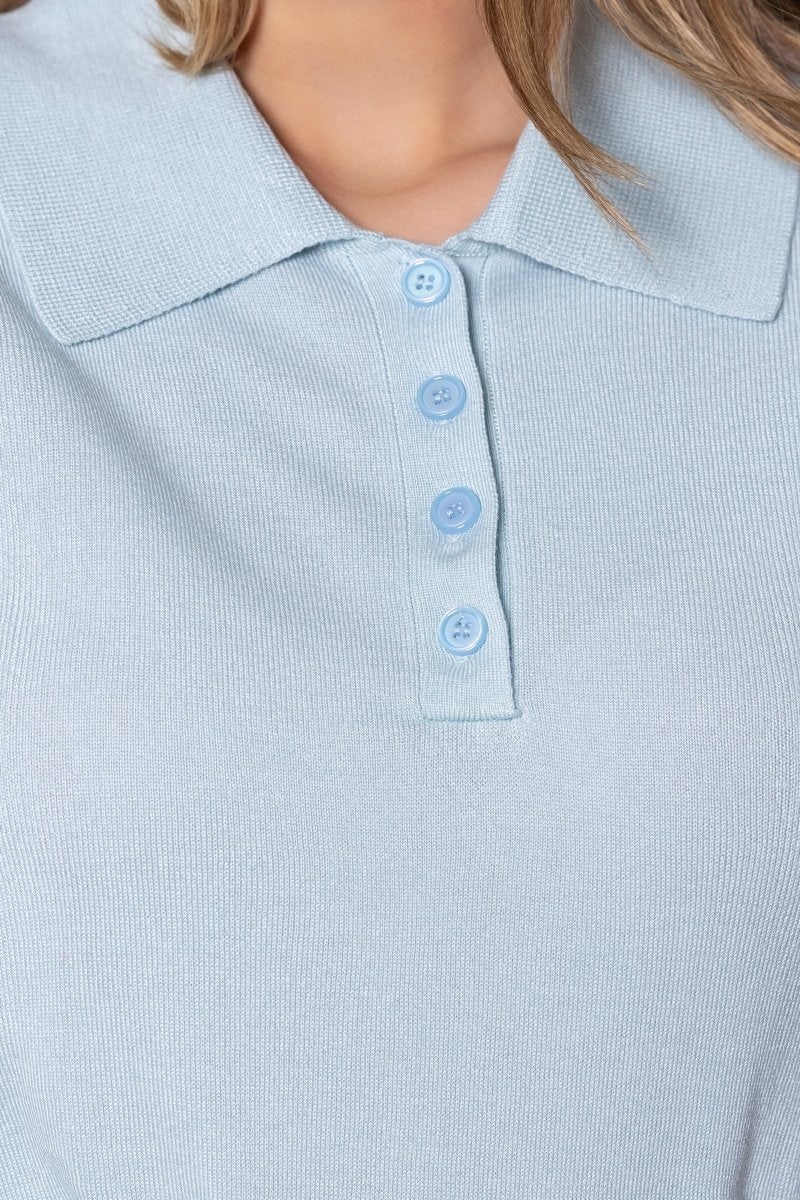 Aria Top (Pastel Blue) - Top - Yakira Bella