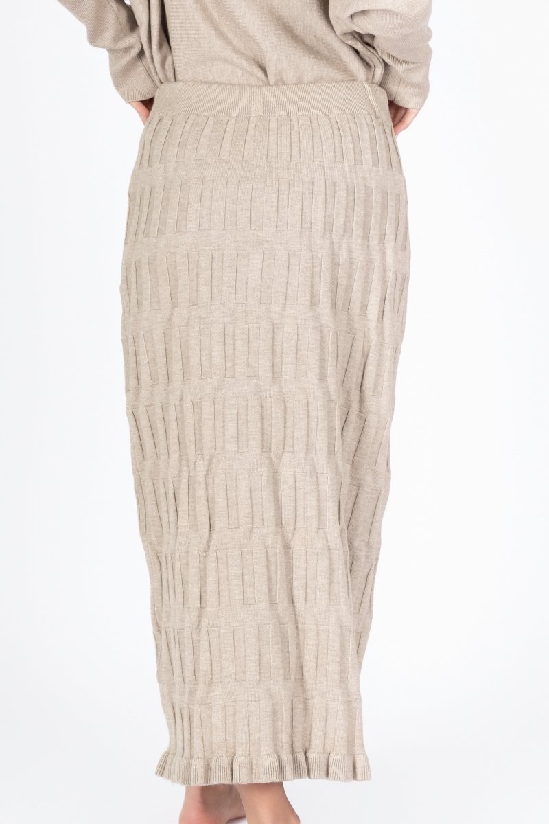 ARIANA SKIRT (BEIGE) - Skirt - Yakira Bella