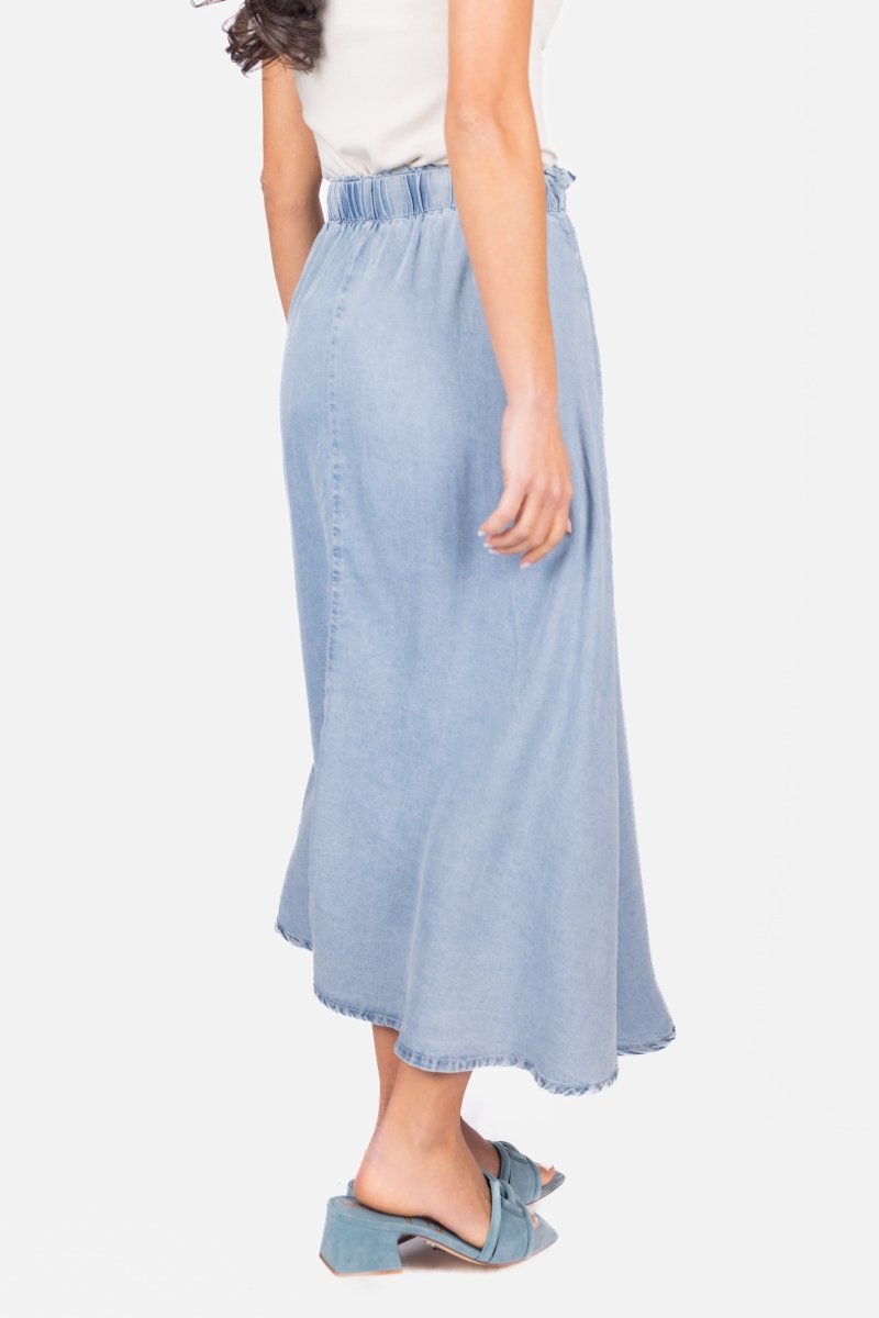 Ariya Skirt (Chambray) – Yakira Bella