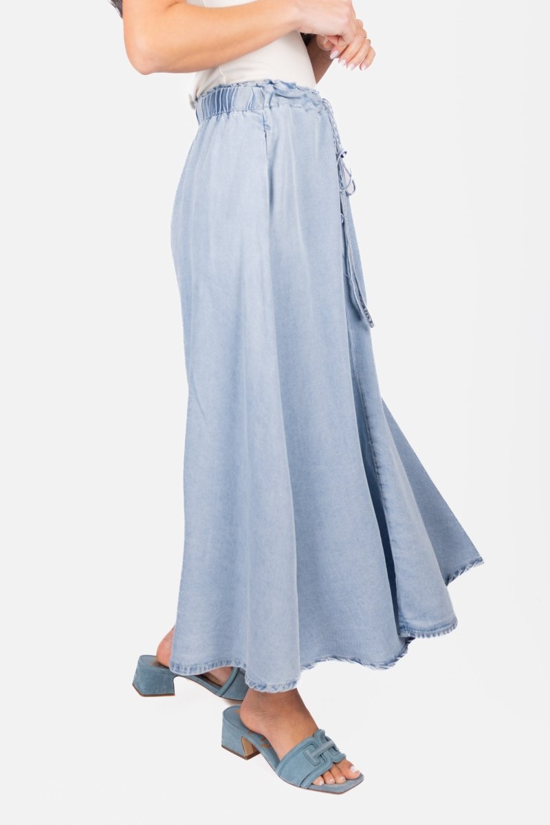 ARIYA SKIRT (CHAMBRAY) - Skirt - Yakira Bella