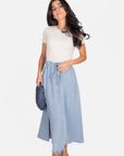 ARIYA SKIRT (CHAMBRAY) - Skirt - Yakira Bella