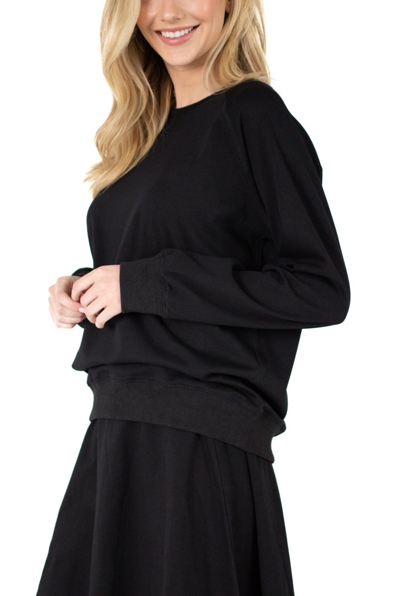 ASHLEY AIR SHIRT (BLACK) - Top - Yakira Bella