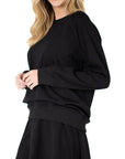 ASHLEY AIR SHIRT (BLACK) - Top - Yakira Bella