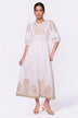 Ashley Dress (Ivory Pink)