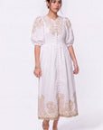 Ashley Dress (Ivory Pink) - Dress - Yakira Bella