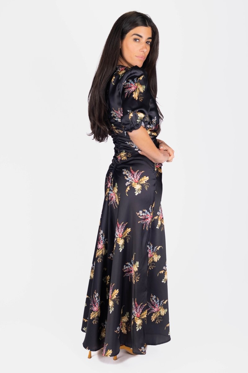 Audrey Dress (Black Pattern) - Dress - Yakira Bella
