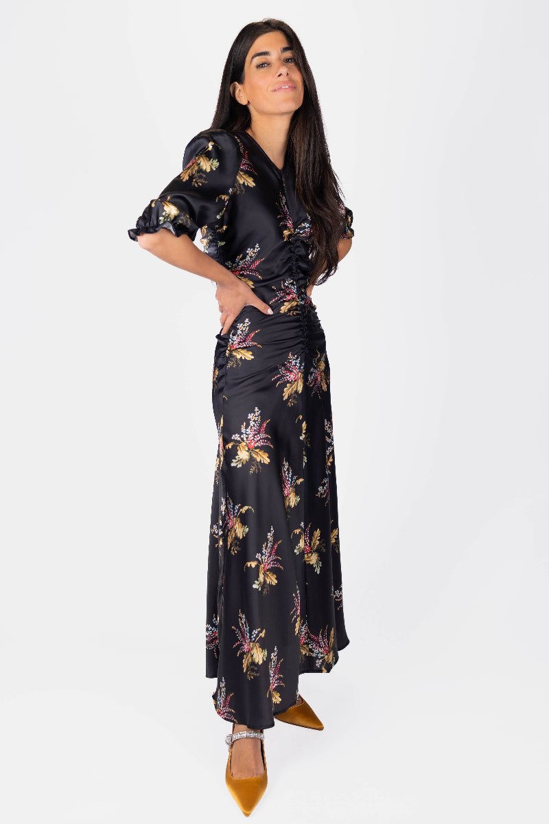 Audrey Dress (Black Pattern) - Dress - Yakira Bella