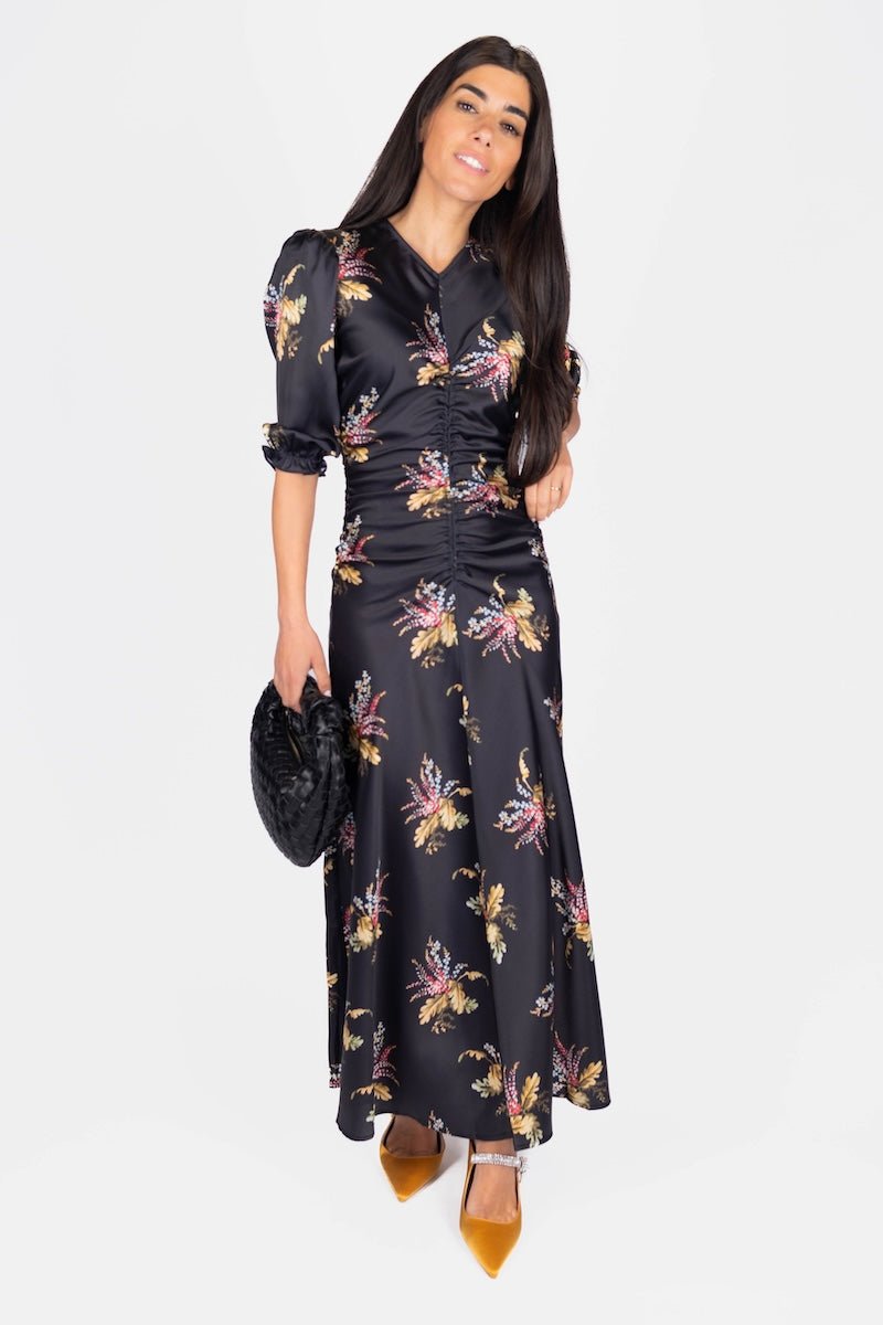 Audrey Dress (Black Pattern) - Dress - Yakira Bella
