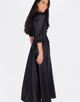 AUDREY DRESS (BLACK SOLID) - Dress - Yakira Bella