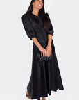 AUDREY DRESS (BLACK SOLID) - Dress - Yakira Bella