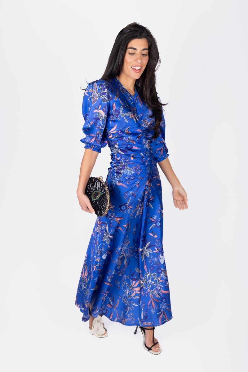 AUDREY DRESS (BLUE GROUND) - Dress - Yakira Bella