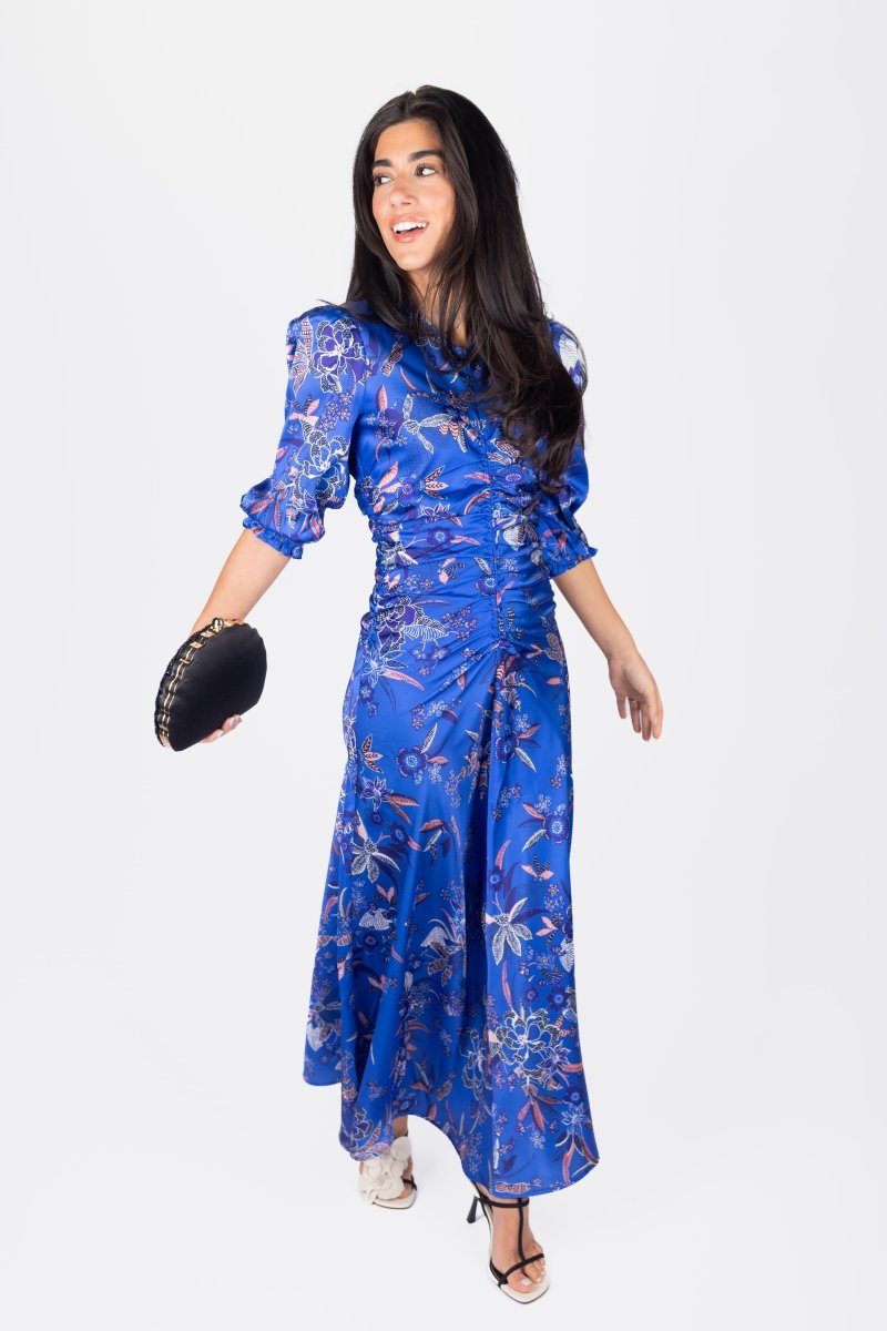 AUDREY DRESS (BLUE GROUND) - Dress - Yakira Bella